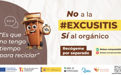 El Consorcio MásMedio impulsa una campaña de concienciación para fomentar la recogida selectiva de residuos orgánicos en 109 municipios