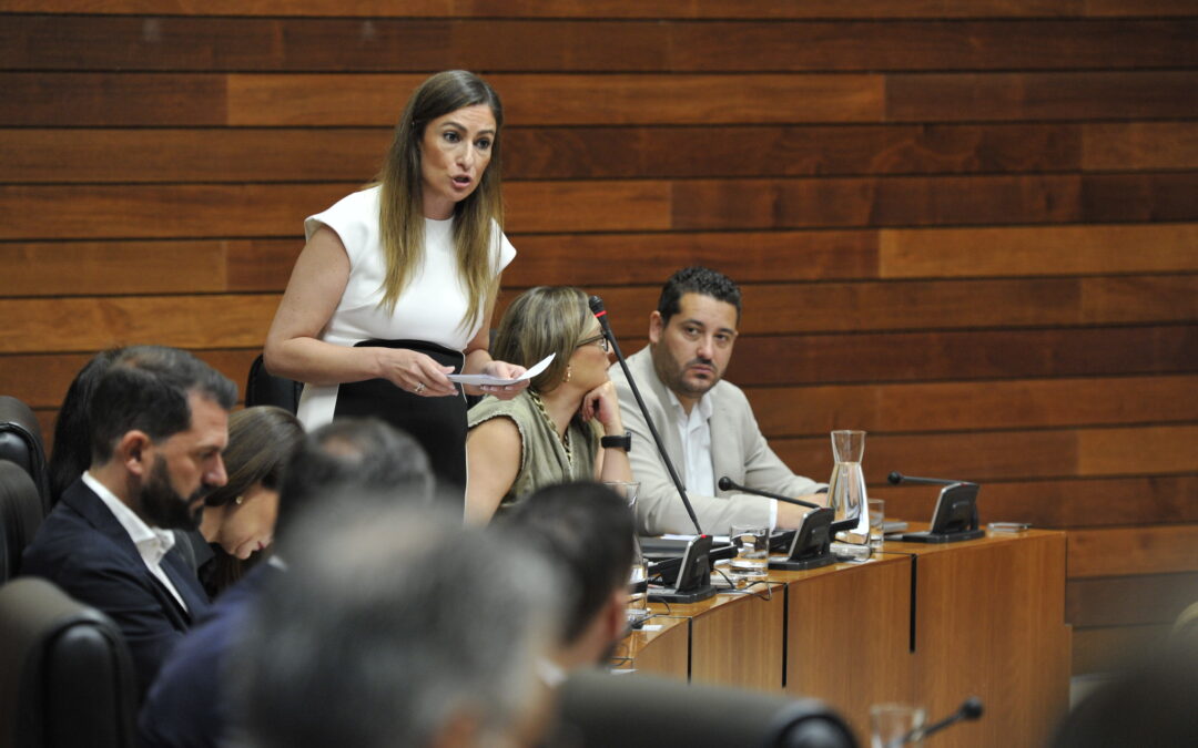 Lara Garlito: “Guardiola suprime el 68% de las enseñanzas de FP en el medio rural y eso es una forma de vaciar de jóvenes los pueblos”