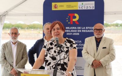 El Ministerio de Agricultura, Pesca y Alimentación entrega a los regantes de Valdecañas nuevas infraestructuras en las que ha invertido más de 9,4 millones de euros
