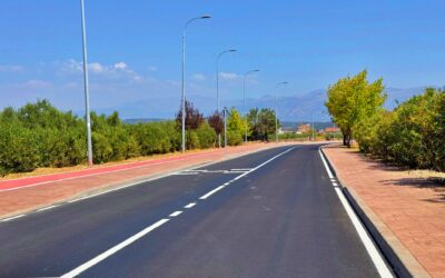 La Diputación mejora la carretera entre Ahigal y Guijo de Granadilla con nuevos aparcamientos, carril bici y paseos peatonales